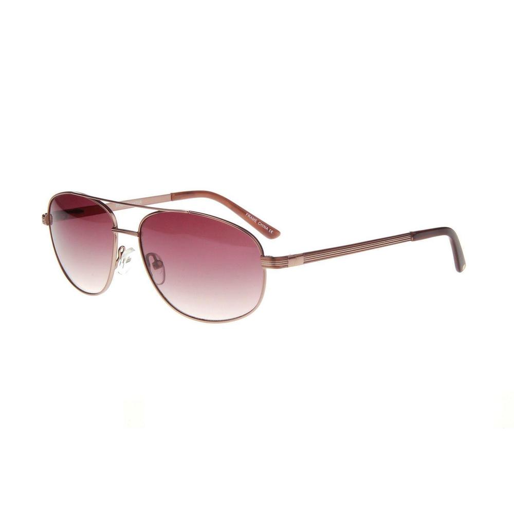 NEW SU2C Brown FIGHTER Aviator Sunglasses 56mm with Case